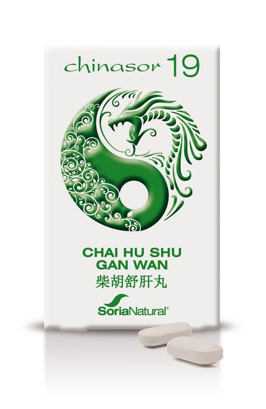Soria Natural Chinasor 19 Chai Hu Shu Gan Wan, 30 Comprimidos 