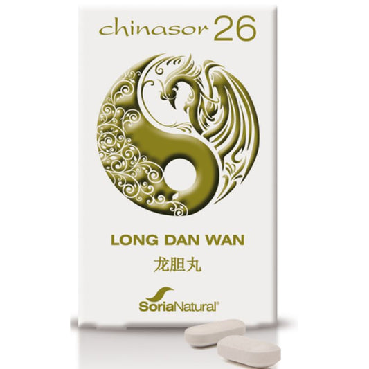 Soria Natural Chinasor 26 Long Dan Wan, 30 Comprimidos 