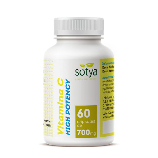 Sotya Vitamina C High Potency, 60 Cápsulas      