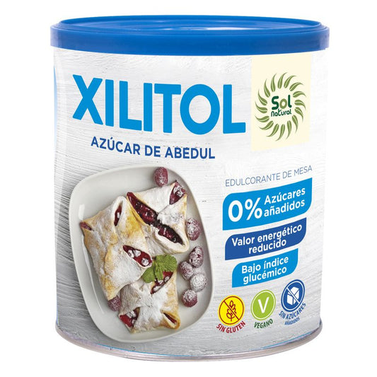 Solnatural Xilitol En Bote , 500 gr   