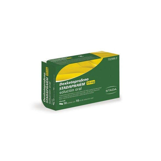 Stadapharm Dexketoprofeno Efg 25 mg, 10 Sobres Solución Oral