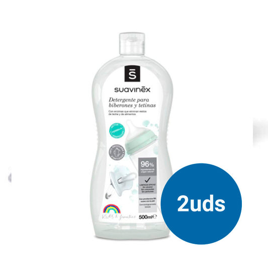 Suavinex Detergente Para Biberones, 2 X 500 ml