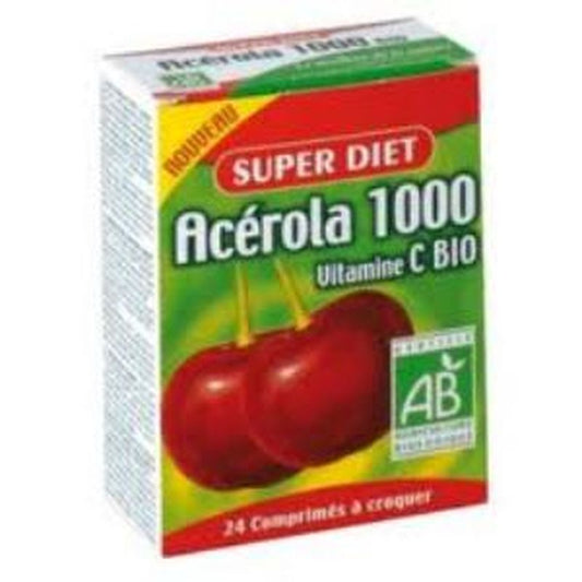 Superdiet Acerola Bio 1000 24 Comprimidosmasticables 