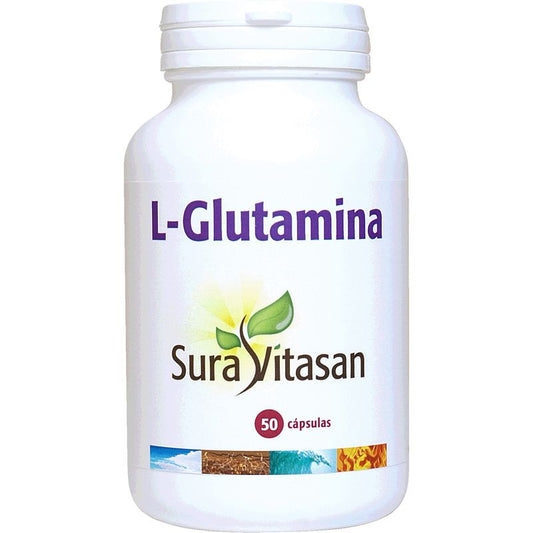 Sura Vitas L Glutamina 500 Mg , 50 cápsulas   