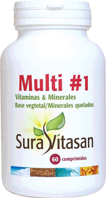 Sura Vitas Multi 1Vitam Y Minerales, 60 Comprimidos      