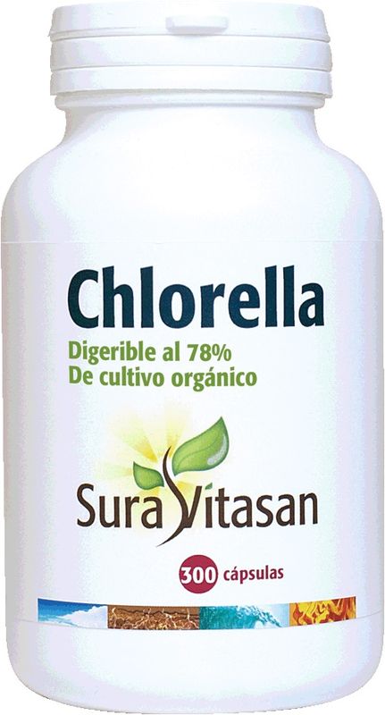 Sura Vitas Chlorella 455 Mg, 300 Cápsulas      
