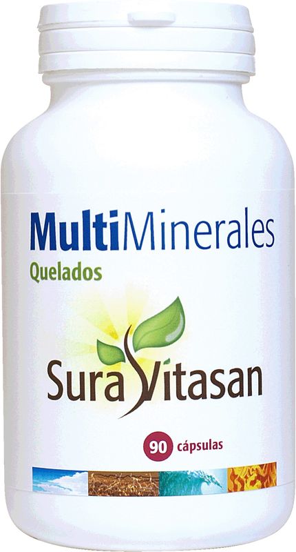 Sura Vitas Multi Minerales Quelados, 90 Comprimidos      