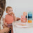 Suavinex Vaso 360º Entrenamiento Bebé. Con Asas Y Sistema Antiderrame. Para Bebés +12 Meses. Color Rosa, 340Ml