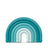 Suavinex Mordedor De Silicona Para Bebés +0 Meses. Anillo De Dentición Flexible Y Ligero. Diseño Arcoiris. Color Azul 