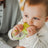 Suavinex Mordedor De Silicona Para Bebés +4 Meses. Mordedor Refrigerante. Anillo De Dentición Flexible Y Ligero. Color Azul 