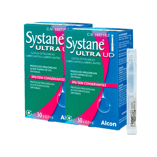 Systane 2 X Systane Ultra 30 Unidades 0,7 Ml