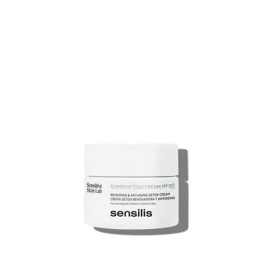 Sensilis Supreme Crema De Día Spf15+ Detox Renovadora Y Antiaging , 50 ml