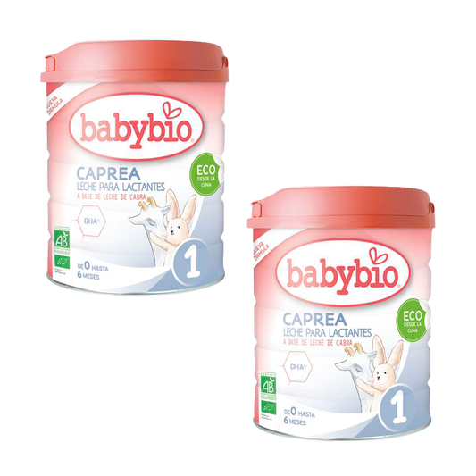 Babybio Pack Caprea 1 Leche de Cabra 0-6 Meses, 2 x 800 gr