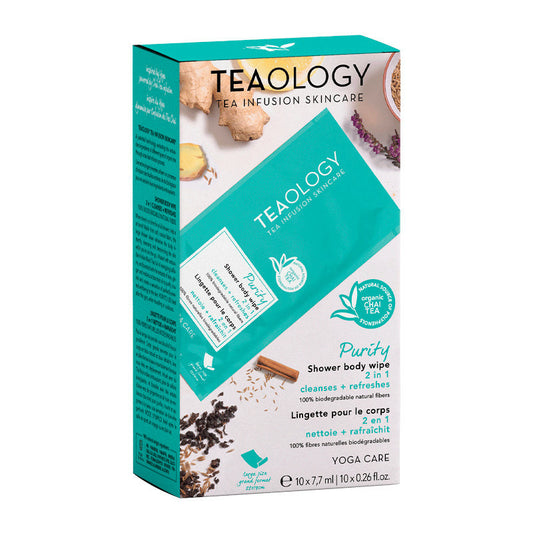 Teaology Shower Body Wipe Multipack, 10X7,7 ml