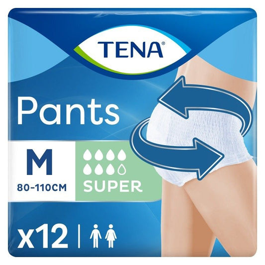 TENA Pants Super Mediano - 12 unidades