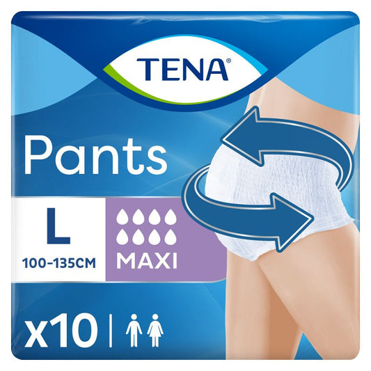 TENA Pants Maxi Talla L 10 unidades