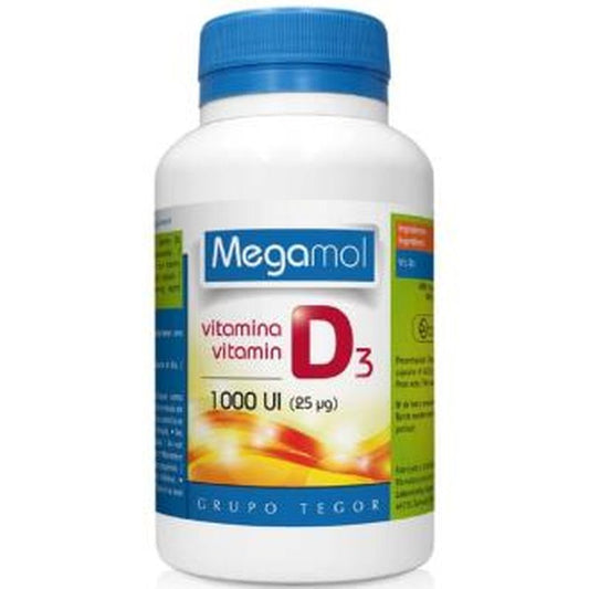 Tegor Megamol Vitamina D3 1000Ui 100 Cápsulas 