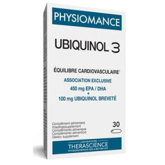 Therascience Physiomance Ubiquinol 3 30 Cápsulas