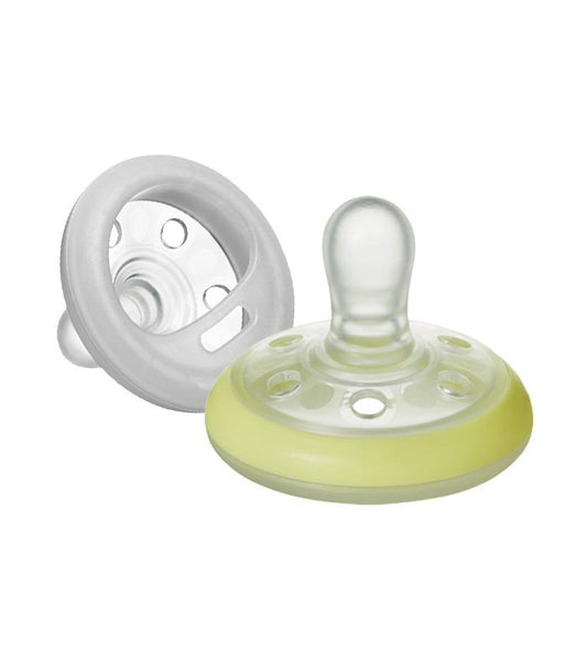 Tomme Tippee Chupetes Tommee Tippee Forma de Pecho Noche 6-18 meses Pack 2 Unidades