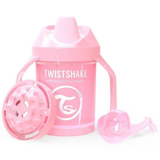 Twistshake Taza Rosa +4M  , 230 ml