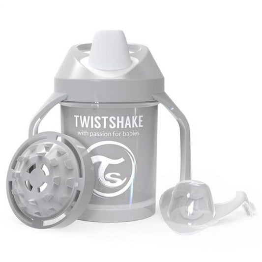 Twistshake Taza Gris +4M , 230 ml