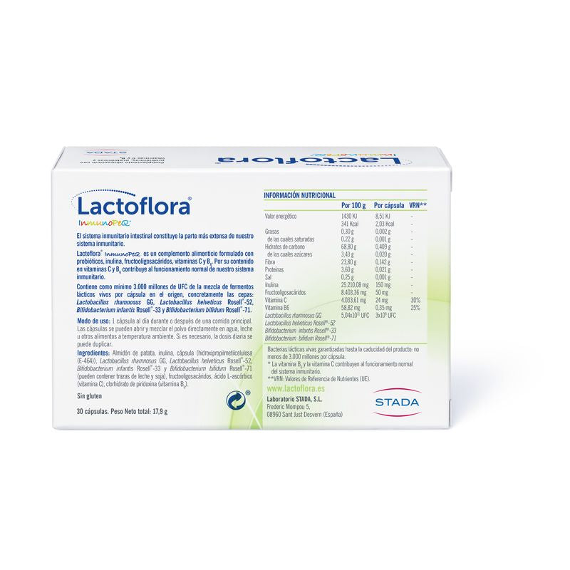 Lactoflora Inmunopeq, 30 Cápsulas
