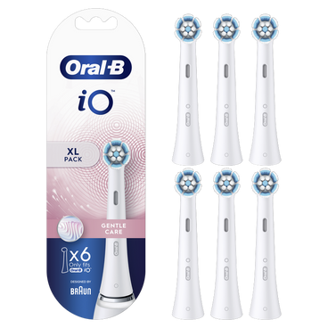 Oral-B Braun  iO Gentle Care Cabezales De Recambio, 6 Unidades