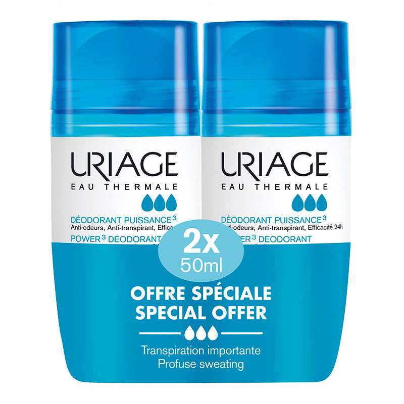 Uriage Promo Desodorante Triactivo Power3  , 50 x 2 ml