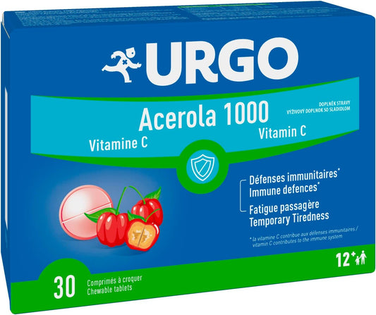 Urgo Acerola 1000 Vitamina C, 30 Comprimidos 
