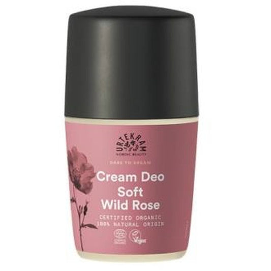Urtekram Soft Wild Rose Desodorante Roll-On 50Ml. Eco Vegan 