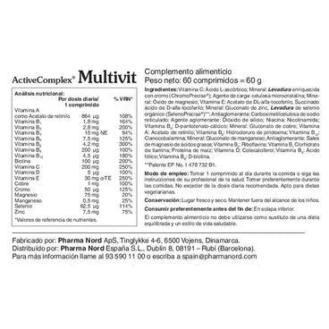 ActiveComplex® Multivit 60 Comprimidos