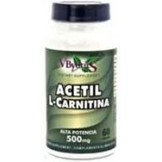 V.Byotic Acetil- L- Carnitina Carnipure 500 Mg , 60 cápsulas