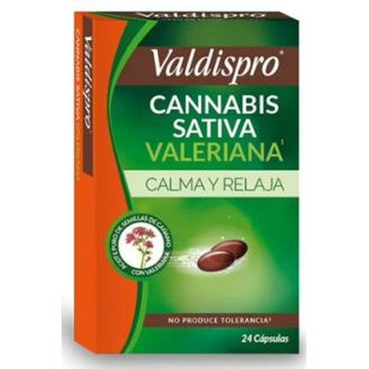 Valdispert Valdispro Cannabis Sativa + Valeriana 24 Cápsulas 