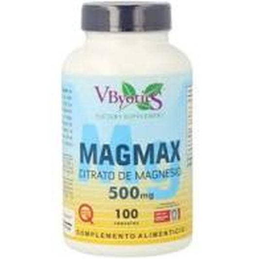 V.Byotic Magmax Magnesio Citrato 500 Mg , 100 cápsulas