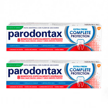 Pack Parodontax Pasta De Dientes Complete Protection Para Cuidado De Encías, 2 x 75 ml