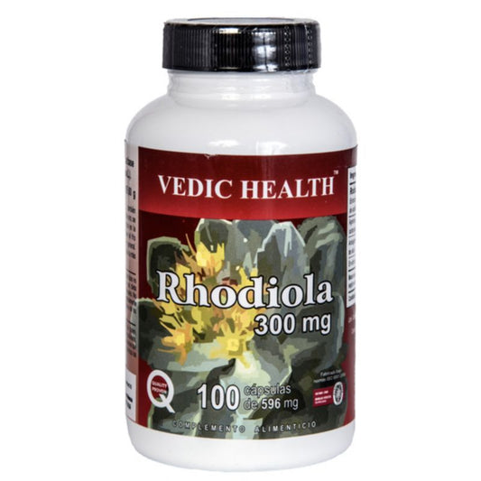 Vedic Heal Rhodiola Extracto Estandarizado , 100 cápsulas