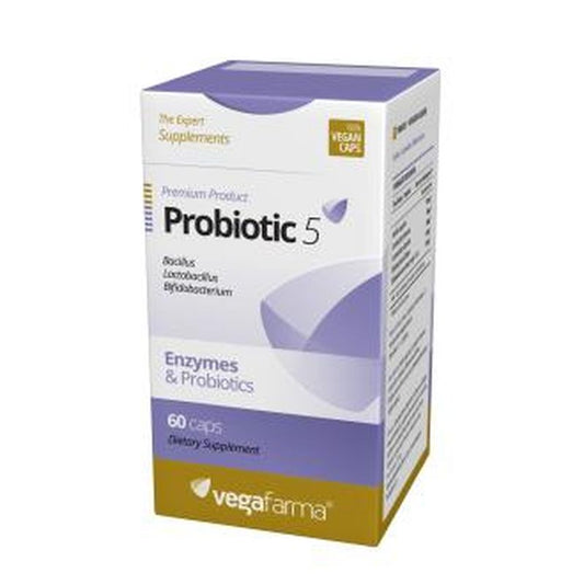 Vegafarma Probiotic 5 60 Cápsulas 