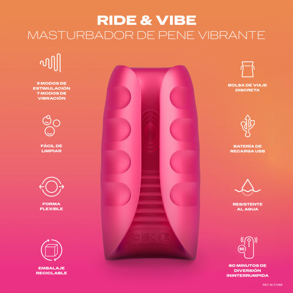 Durex Ride & Vibe Masturbador de pene