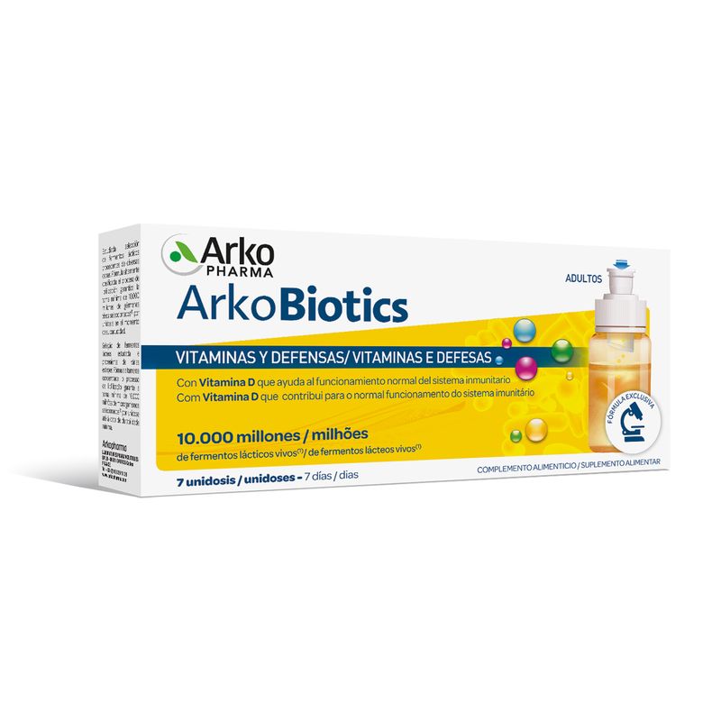 Arkobiotics Vitaminas y Defensas Adultos 7 Unidosis Arkopharma