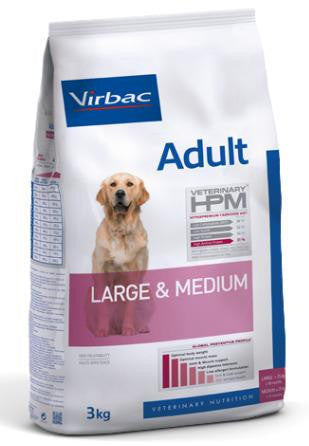 Virbac Hpm Canine Adult Large Medium 16Kg, pienso para perros