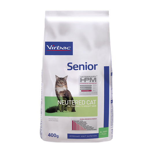 Virbac Hpm Feline Senior Neutered 400 gr, pienso para gatos