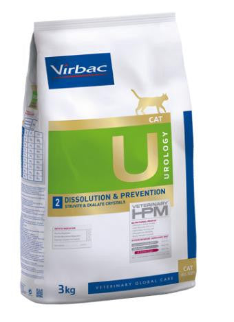 Virbac Hpm Feline Urology Dissolution Prevention U2 1,5Kg, pienso para gatos