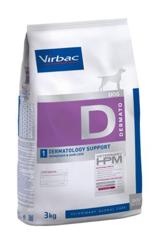 Virbac Hpm Canine Dermatology Support D1 7Kg, pienso para perros