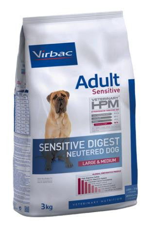 Virbac Hpm Canine Sensitive Digest Neutered Large Med. 3Kg, pienso para perros
