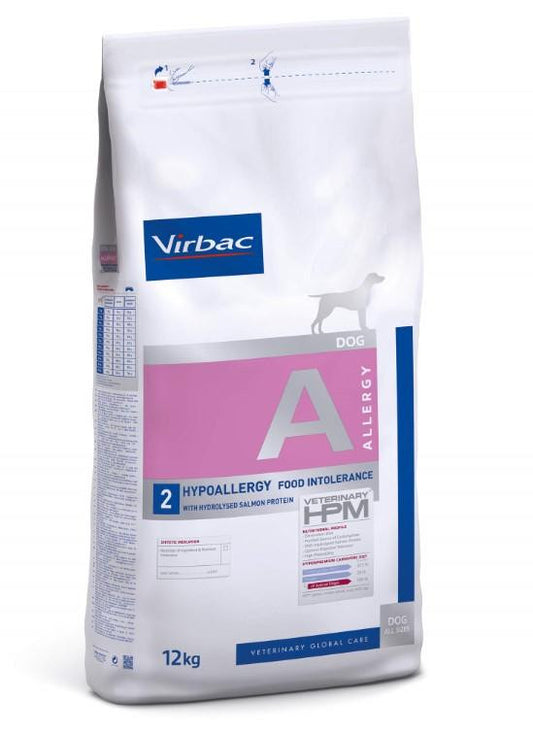 Virbac Hpm Canine Allergy Hypoallergenic A2 12Kg, pienso para perros