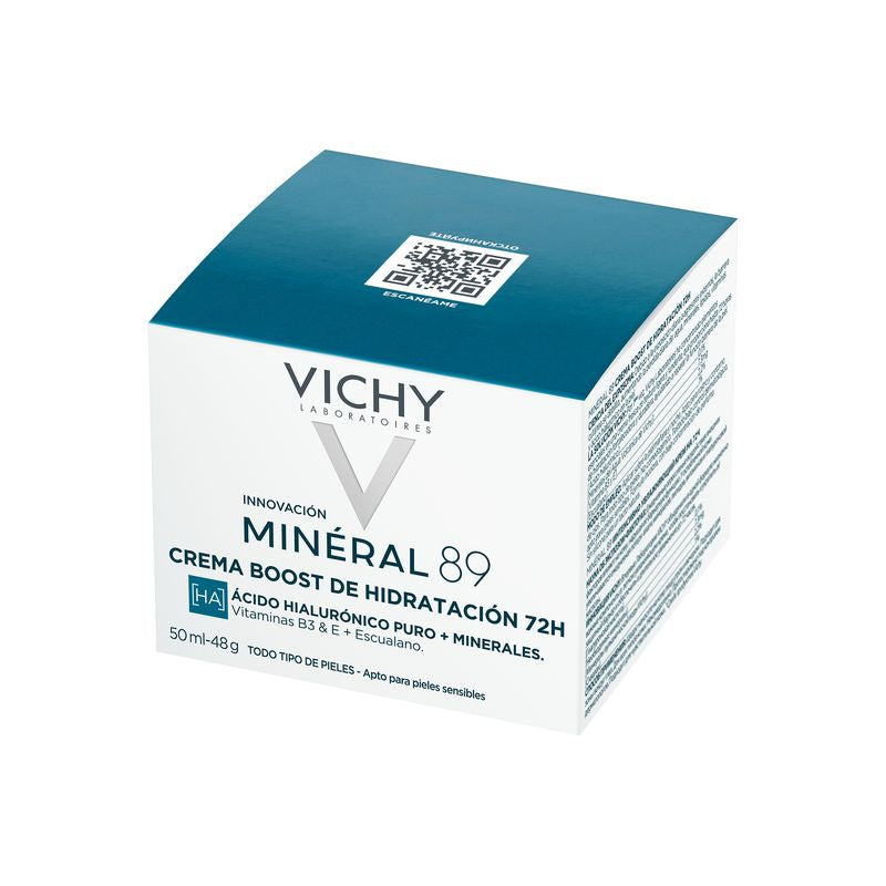 Vichy Minéral 89 Crema Hidratante 72H Ligera , 50 ml