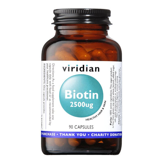 Viridian Biotina 2500Ug 90Cap.Veg. 