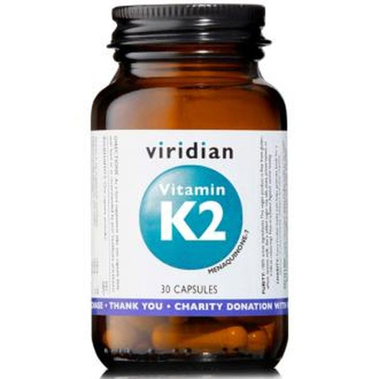 Viridian Vitamina K2 50Ug 30Cap.Veg. 