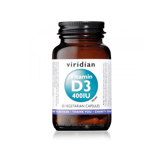 Viridian Vitamina D3 400Ui 30Cap. 