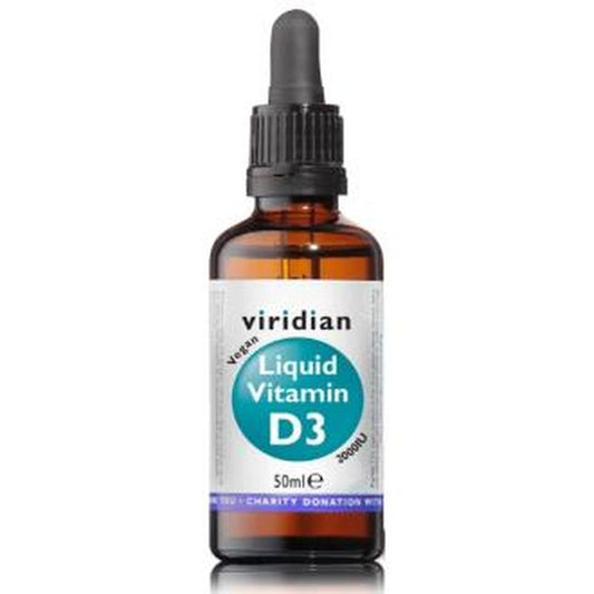 Viridian Vitamina D3 2000Iu Liquida Vegana 50Ml. 
